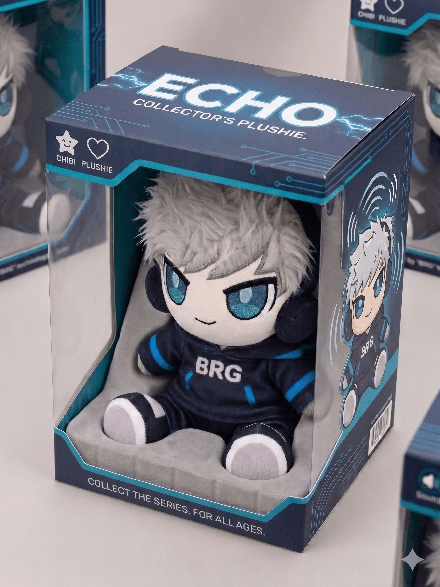 BRG Plush Hoodie Toy angle 7