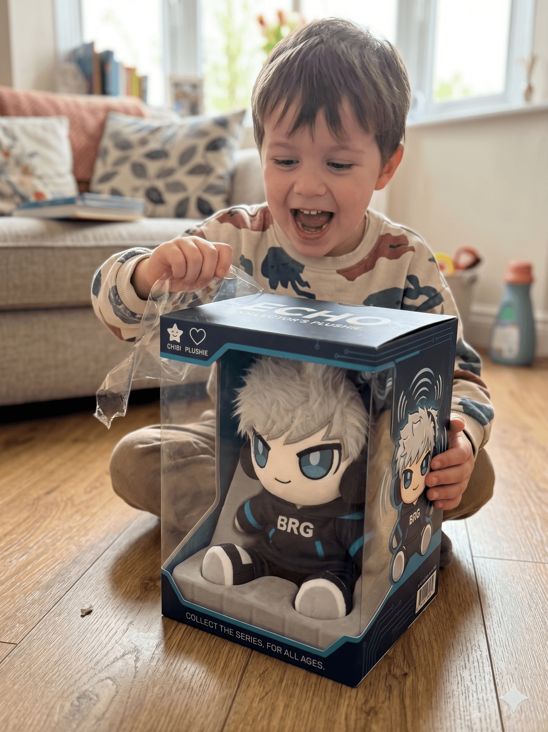 BRG Plush Hoodie Toy angle 8